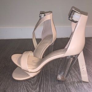 Wide width block heels